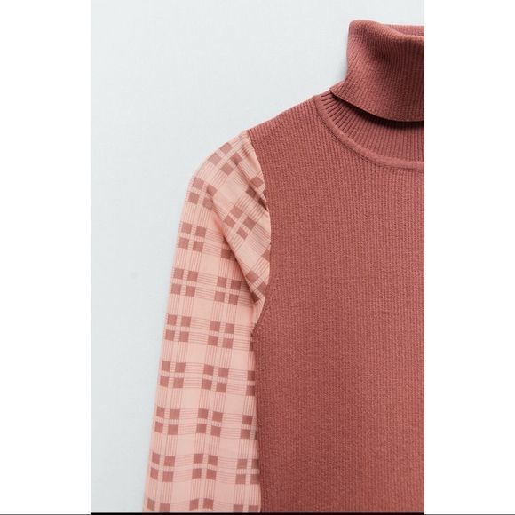 ZARA combination knit sweater - Picture 10 of 10